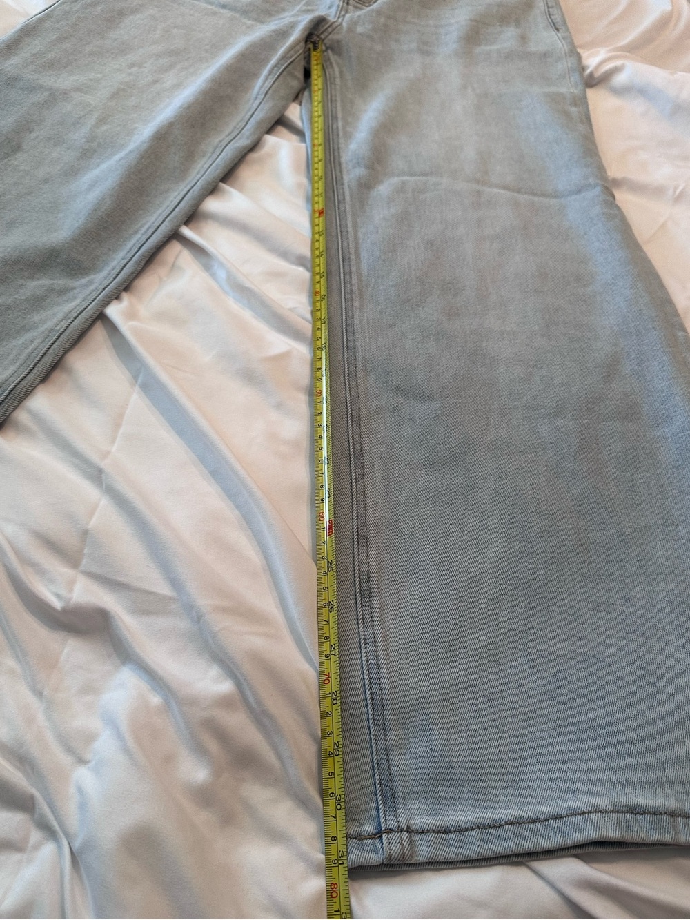 Oneso Mid Rise Wide Leg Jeans - Light Wash NWT 14W - Picture 9 of 15